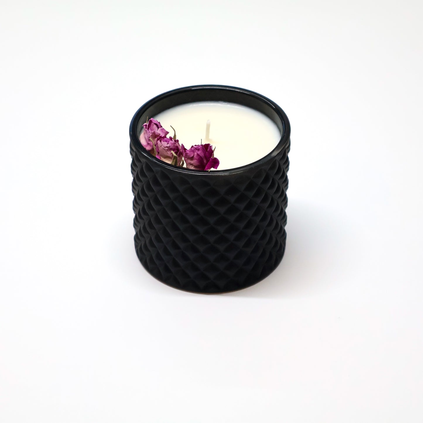 Black Geo Soy Candle